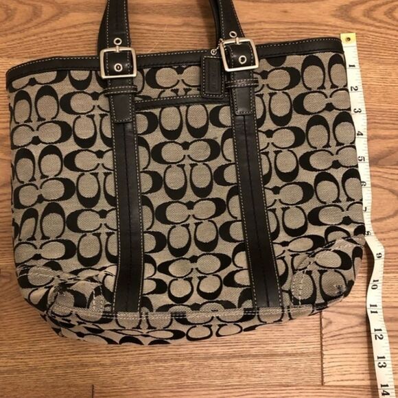 Coach Hamptons signature tote shoulder bag VINTAGE - Picture 8 of 10